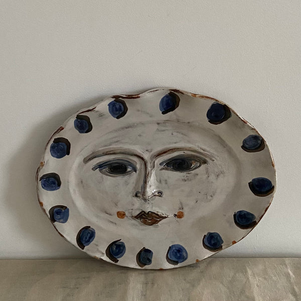 Wondering People_Oval Ripple Edge Plate III_46