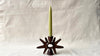 Wondering People_Speckle Brown Rays Candlestick Holder_256