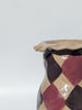Wondering People_Chocolate Brown & Burgundy Diamond Frill Vase_4