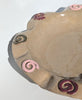 Wondering People_Smokey Olive, Burgundy & Pink Swirl Frill Serving Bowl_4
