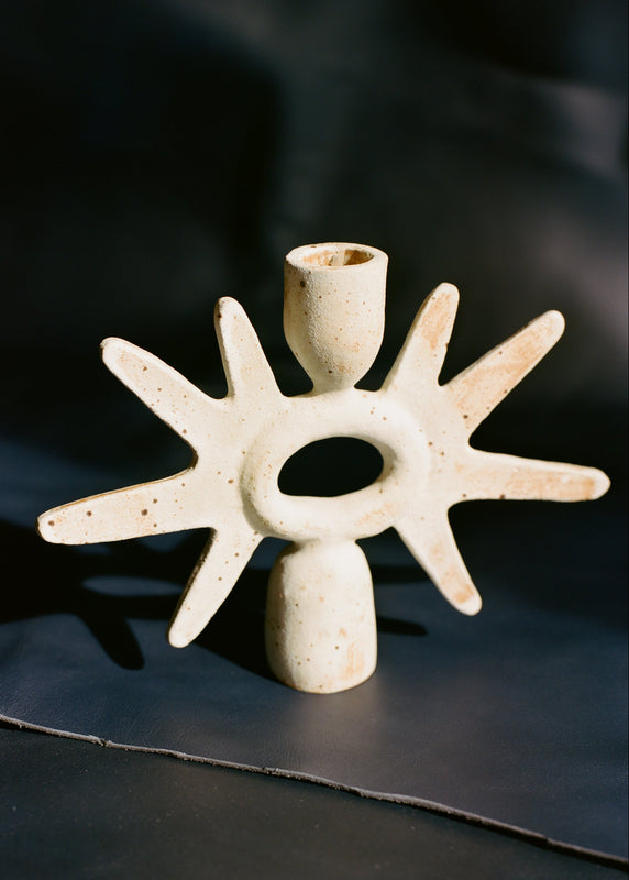 Wondering People_Burnt Lamb Rays Candlestick Holder_8