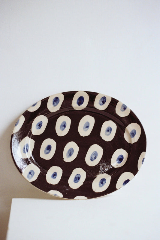 Wondering People_Medium Cobalt Dash Platter_47