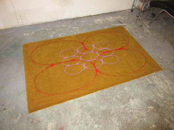 Wondering People_Brick Rug Ochre_5