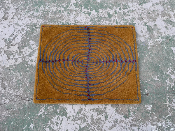Wondering People_Bullseye Rug Ochre_7