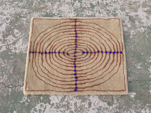 Wondering People_Bullseye Rug Cream_6