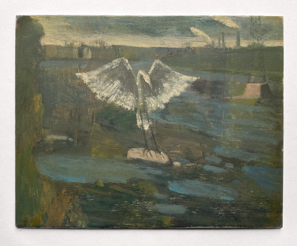 Wondering People_Egret Alighting_6