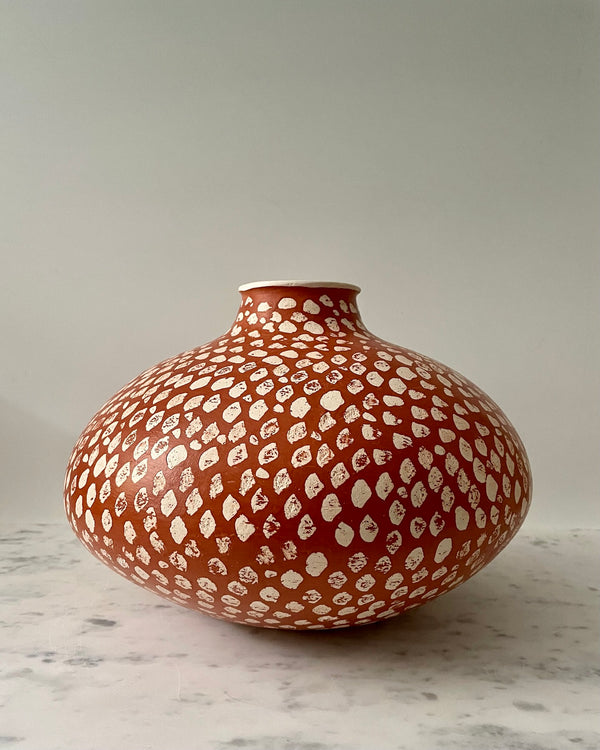 Wondering People_Coiled Red Earth Vase_14