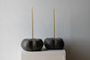 Wondering People_Carved Candle Holders; Bloom_1