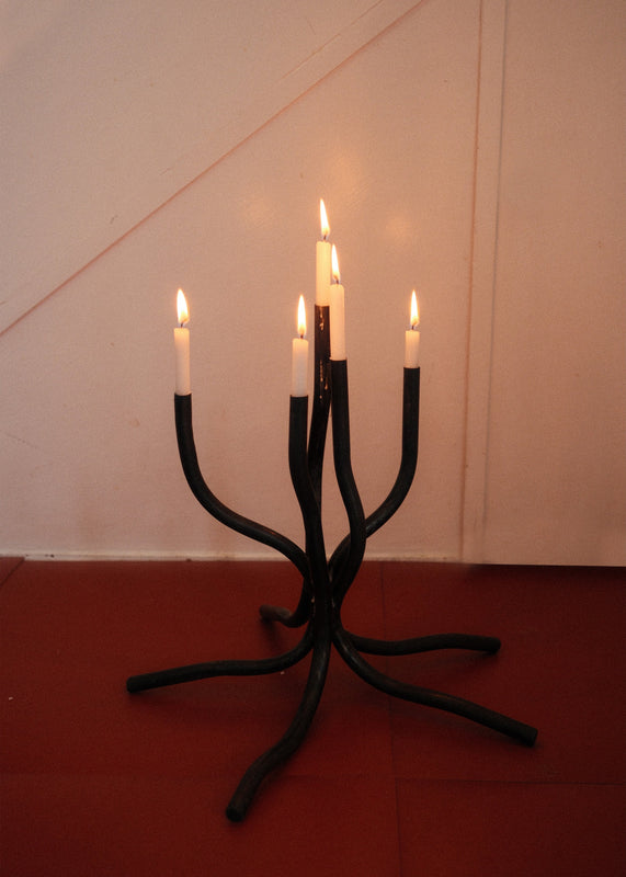 Wondering People_Small Candelabra Black_13