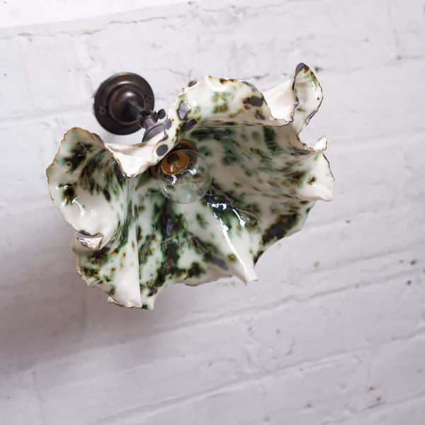 Wondering People_Seaweed Green Spotted Sea Anenome Wall Light_47