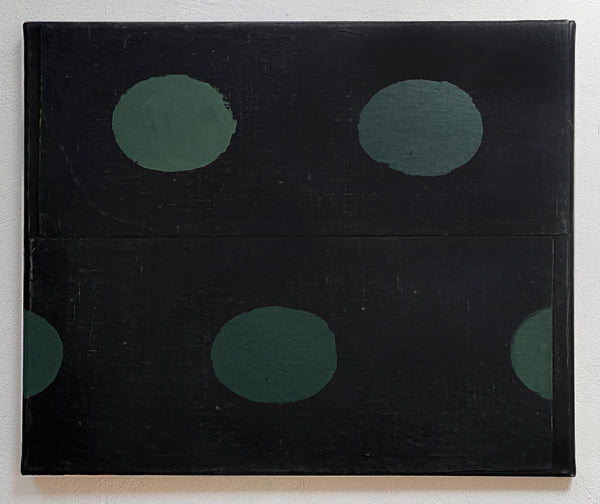 Wondering People_Green Ovals on Black_5