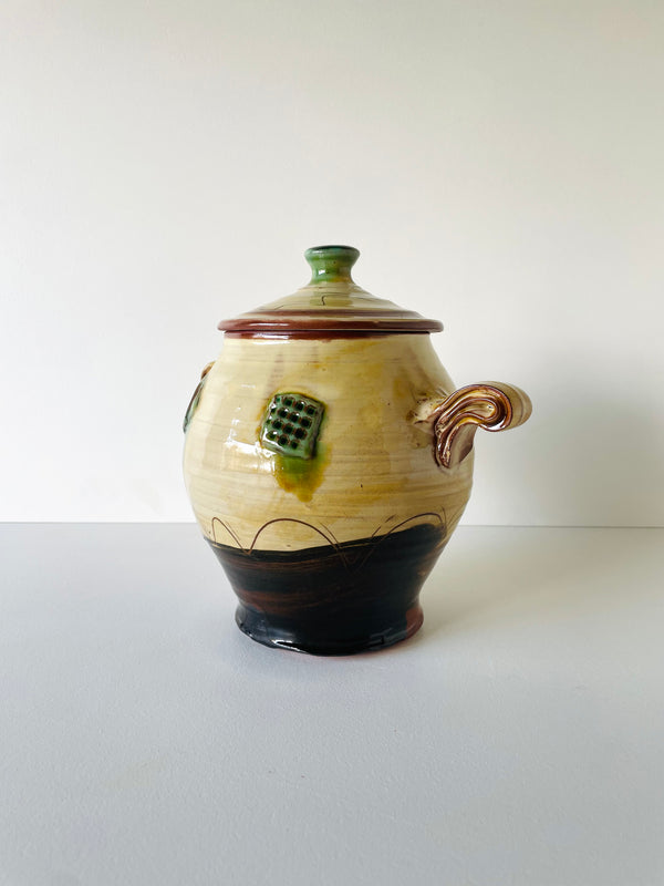 Wondering People_Lidded Jar with Lugs I, II, III_40