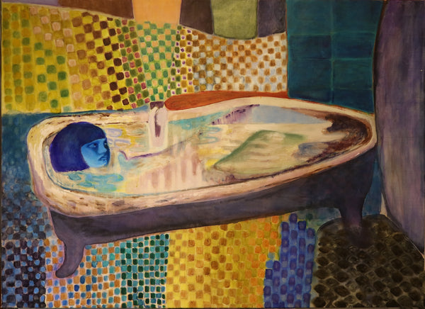 Wondering People_Martha In The Bathtub Exploring Her Surroundings With A Searchlight_11