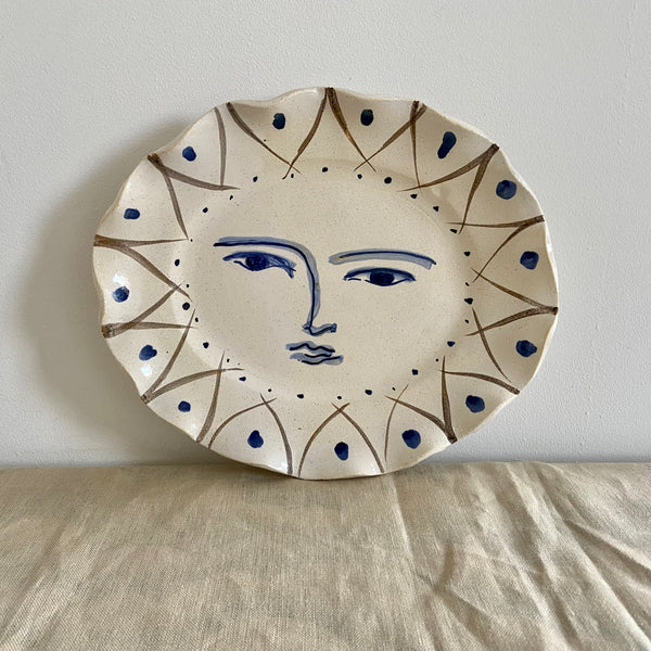 Wondering People_Oval Ripple Edge Plate I_26