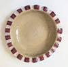 Wondering People_Baby Pink & Burgundy Frill Edged Serving Bowl_2