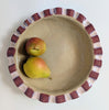 Wondering People_Baby Pink & Burgundy Frill Edged Serving Bowl_34