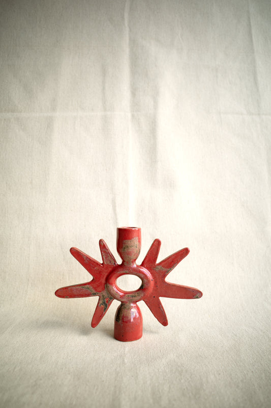 Wondering People_Blood Brush Rays Candlestick Holder_2