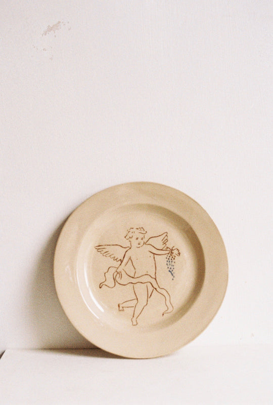 Wondering People_Inlaid Cherub Plate_47