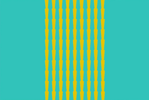 Wondering People_Thorns, Yellow on Blue_42