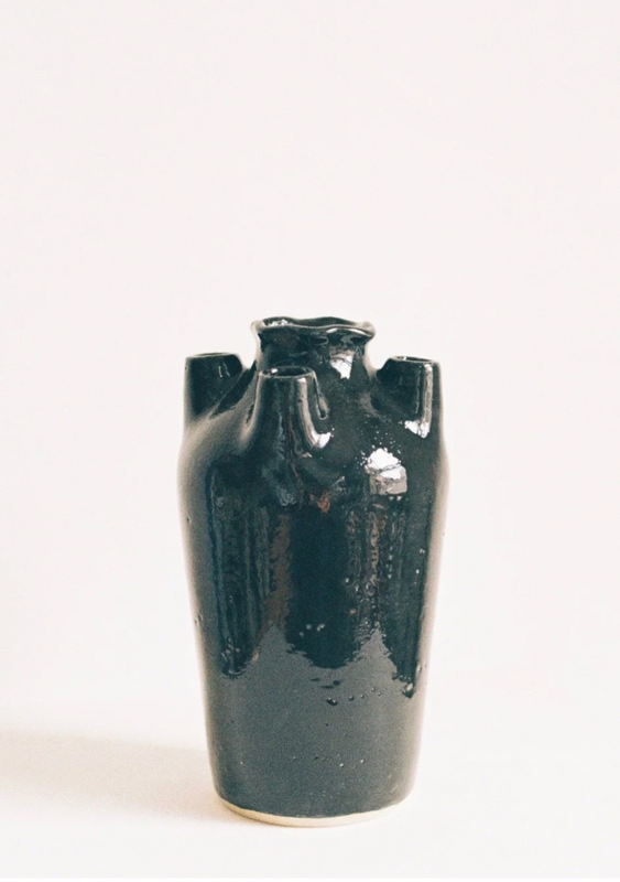 Wondering People_Small Four Spouted Tulipiere, Four Spouted - Black_1