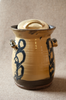 Wondering People_Large Cream/Blue Lidded Jar_3