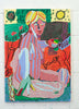 Wondering People_Seated Figure On Red_131
