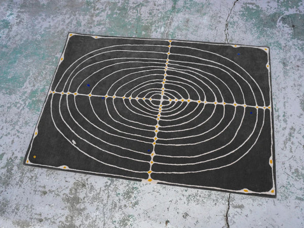 Wondering People_Bullseye Rug Charcoal_8