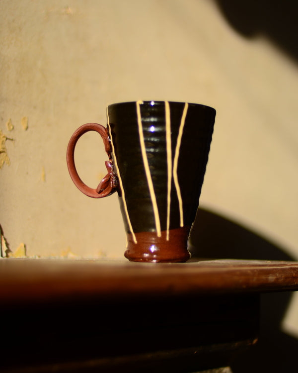 Wondering People_Black Stripe Mug_38