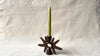 Wondering People_Speckle Brown Rays Candlestick Holder_3