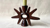 Wondering People_Speckle Brown Rays Candlestick Holder_2