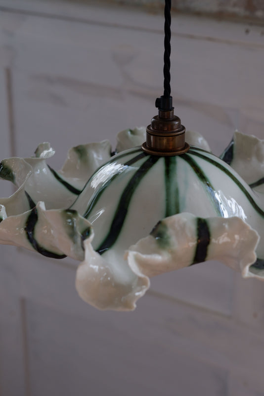 Wondering People_Large Striped Jellyfish Lampshade_1