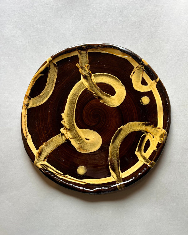 Wondering People_Slip Decorated Earthenware Plate III_19