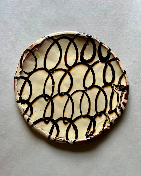 Wondering People_Slip Decorated Earthenware Plate II_18