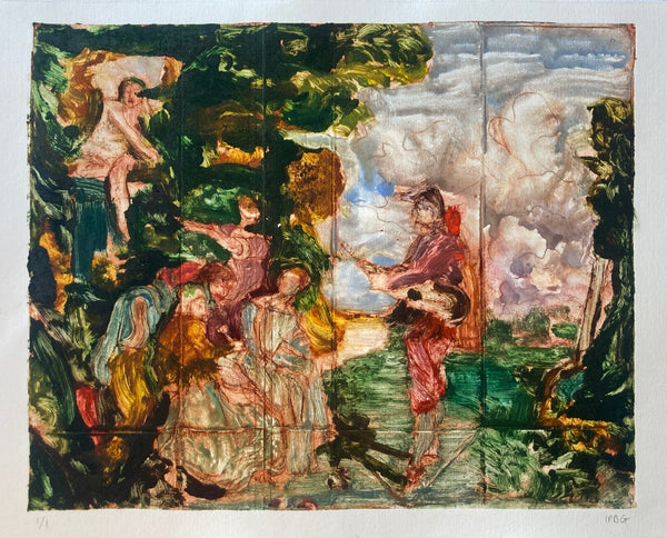 Wondering People_The Love Lesson, After Watteau II_1