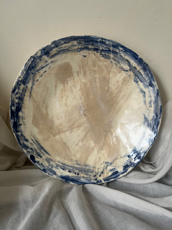 Wondering People_Stoneware Shallow Bowl_37