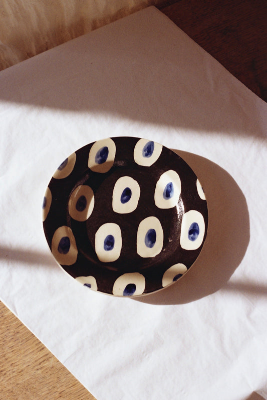 Wondering People_Small Cobalt Dash Plate_26