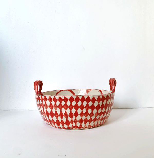 Wondering People_Red Picnic Bowl_2