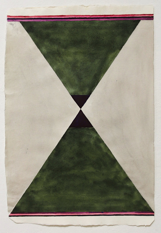 Wondering People_Dark Green Triangles_18