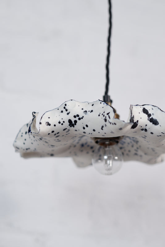 Wondering People_Small Ink Striped Jellyfish Ceiling Light_5