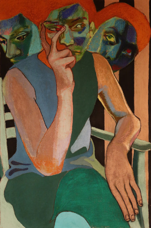 Wondering People_She Sat Back For A Minute To Ponder Her Next Move In The Game_5