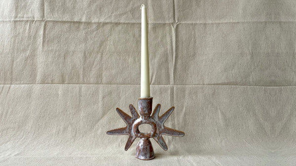 Wondering People_Soft Red Dip Rays Candlestick Holder_24